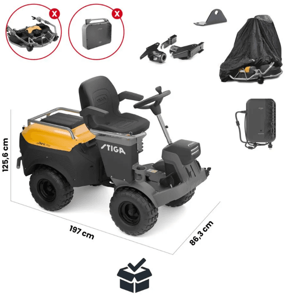 NYHET! STIGA ePark PRO batteridrevet frontrider